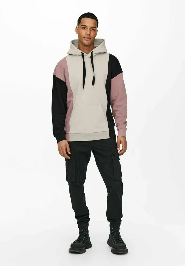 Tout neuf ✔️ Only & Sons RELAXED - Sweat à Capuche - Silver Lining 🛒 2 Tout neuf ✔️ Only & Sons RELAXED - Sweat à Capuche - Silver Lining 🛒 – Image 2