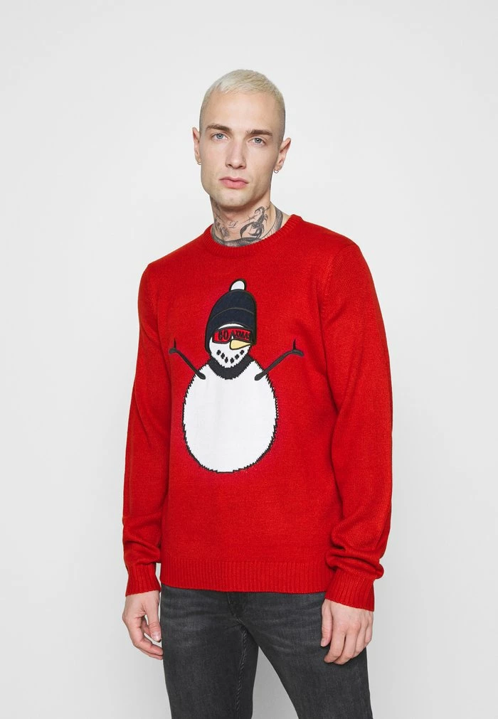 Vente flash ✨ Only & Sons ONSXMAS FUNNY FRONT BADGE - Pullover - Pompeian Red 👏 1 Vente flash ✨ Only & Sons ONSXMAS FUNNY FRONT BADGE - Pullover - Pompeian Red 👏