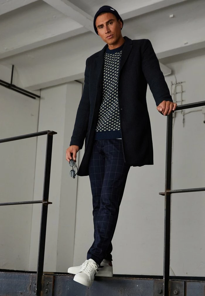 De gros 🤩 Only & Sons ONSJULIAN KING COAT - Manteau Classique - Night Sky Melange 🛒 4 De gros 🤩 Only & Sons ONSJULIAN KING COAT - Manteau Classique - Night Sky Melange 🛒 – Image 4