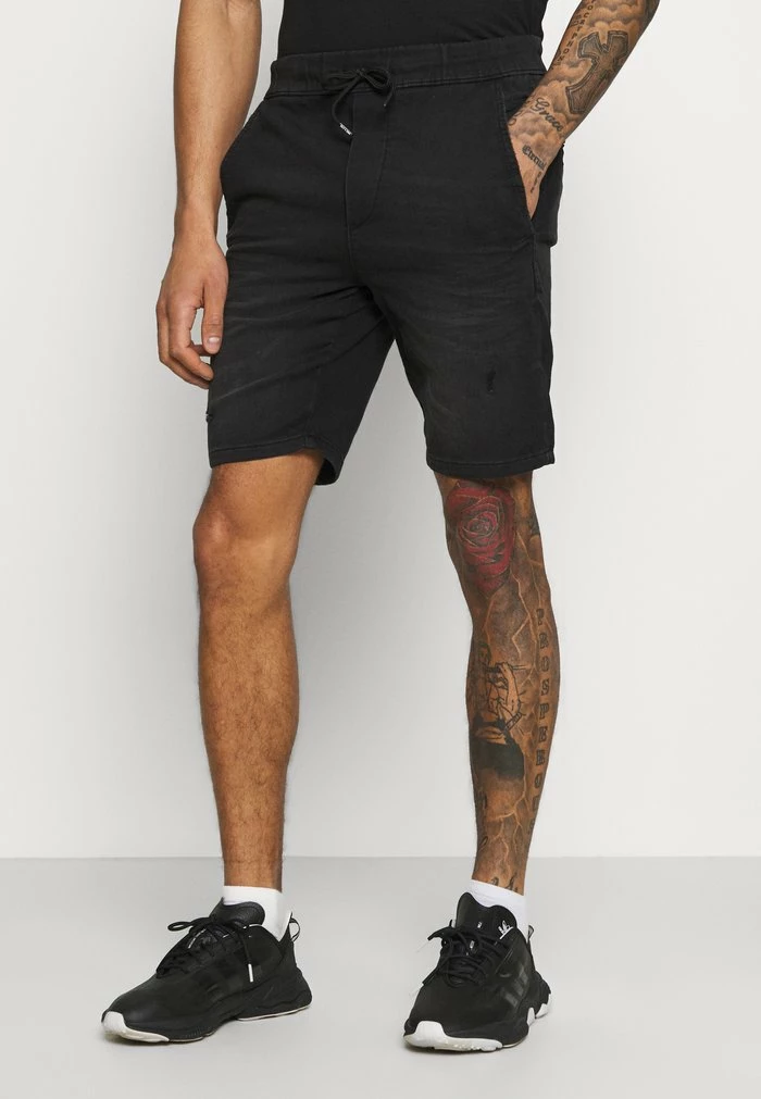 Grosses soldes 🔥 Only & Sons ONSROD LIFE - Short - Black Denim 🔥 1 Grosses soldes 🔥 Only & Sons ONSROD LIFE - Short - Black Denim 🔥