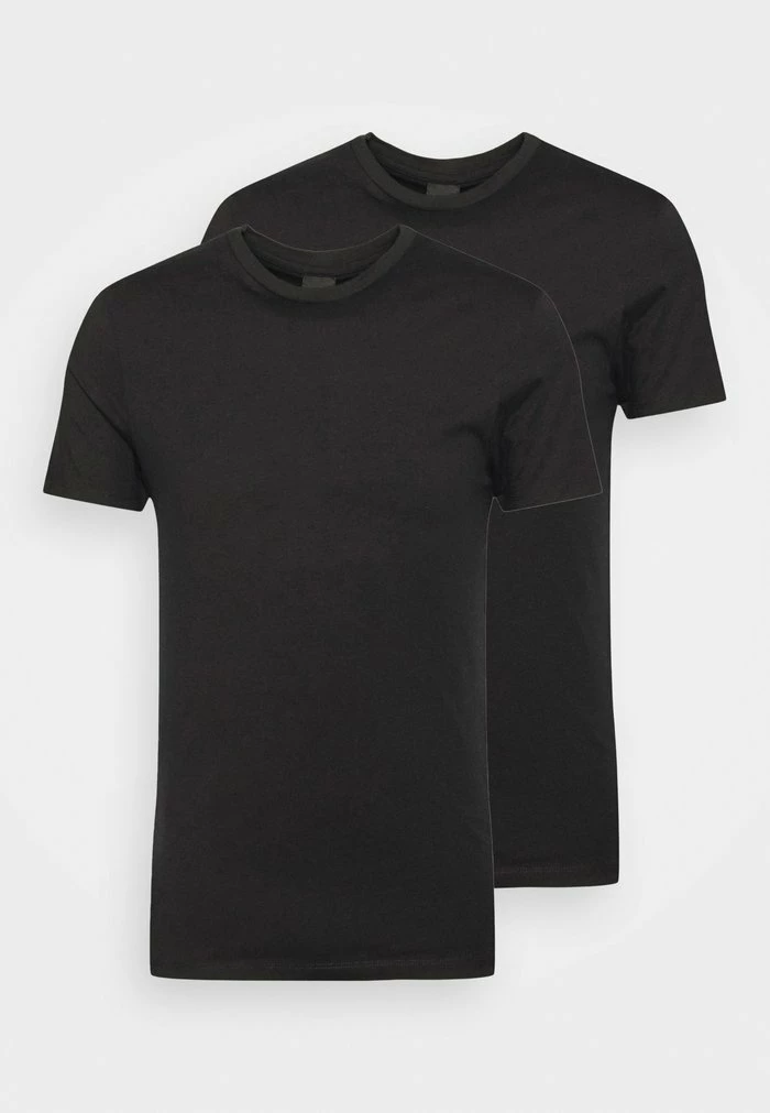 Le moins cher 👍 Only & Sons ONSBASIC SLIM O-NECK 2PACK - T-shirt Basique - Black 😀 4 Le moins cher 👍 Only & Sons ONSBASIC SLIM O-NECK 2PACK - T-shirt Basique - Black 😀 – Image 4