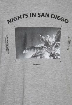 Acheter 😍 Only & Sons ONSGILBERT TEE - T-shirt Imprimé - Light Grey Melange ❤️ -Boutique Only & Sons cf6d0fe6665f476a815149fd0dfa0e76