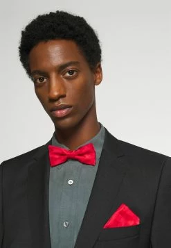 Le moins cher 👏 Only & Sons ONSTHOMAS PATTERN BOWTIE SET - Mouchoir De Poche - Pompeian Red ⌛