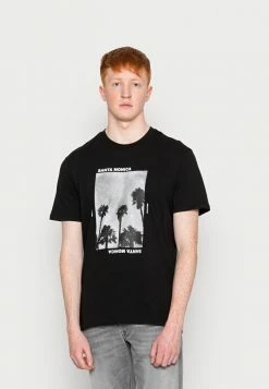 Remise ✔️ Only & Sons REG - T-shirt Imprimé - Black 🔔