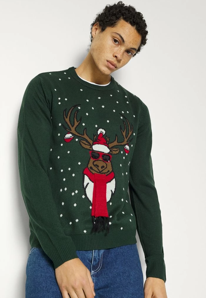 Le moins cher 🌟 Only & Sons ONSX-MAS LET IT SNOW - Pullover - Pine Grove 👍 4 Le moins cher 🌟 Only & Sons ONSX-MAS LET IT SNOW - Pullover - Pine Grove 👍 – Image 4