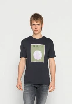 Bon marché 💯 Only & Sons ONSIKE NEW TEE - T-shirt Imprimé - Dark Navy 💯