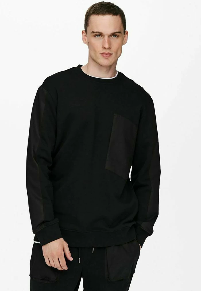 Acheter 🎉 Only & Sons Sweatshirt - Black ✨ 6 Acheter 🎉 Only & Sons Sweatshirt - Black ✨ – Image 6
