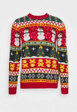 Budget ❤️ Only & Sons ONSX-MAS MULTI JAQUARD - Pullover - Pompeian Red 👍 -Boutique Only & Sons d5151b3aefe14e929ee05035788e3048