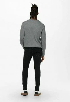 Meilleur prix 🤩 Only & Sons SKINNY FIT ONSWARP LIFE - 👖 Jeans Skinny - Black Denim ⌛ -Boutique Only & Sons d6c2baa64522423ea43406fbd1028364