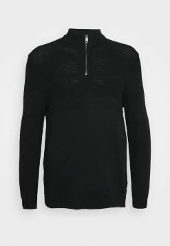 Tout neuf 🛒 Only & Sons ONSBACE HIGH NECKHALF ZIP - Pullover - Black ✨ -Boutique Only & Sons d6f0d31ab6a84bd9ab3bb507c9168540