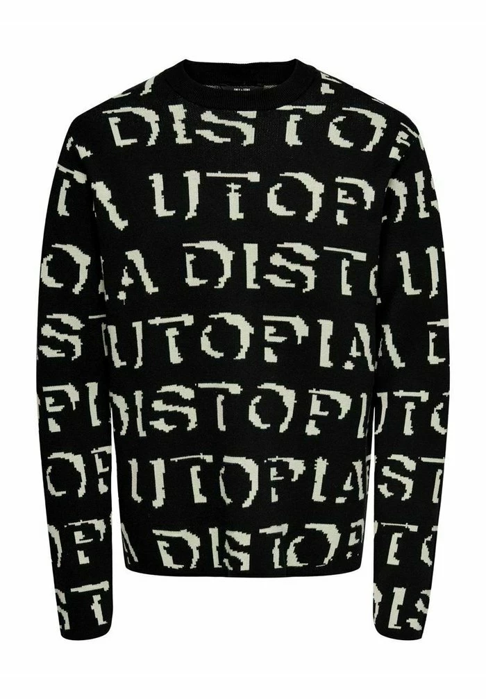 Tout neuf 😀 Only & Sons Pullover - Black ✔️ 1 Tout neuf 😀 Only & Sons Pullover - Black ✔️