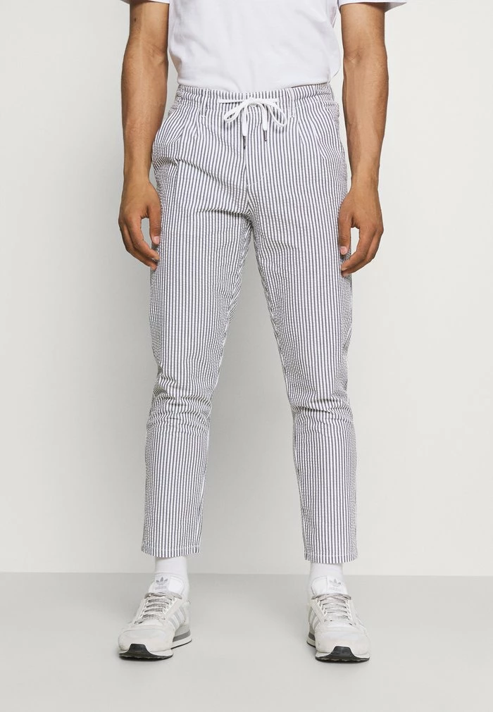 Tout neuf 🤩 Only & Sons ONSLEO LIFE CROP SEERSUCKER - Pantalon Classique - Dark Navy 🎉 1 Tout neuf 🤩 Only & Sons ONSLEO LIFE CROP SEERSUCKER - Pantalon Classique - Dark Navy 🎉