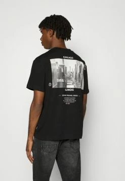 De gros 👏 Only & Sons ONSGU TEE - T-shirt Imprimé - Black ❤️ -Boutique Only & Sons d9f420a75a1a4315944abb6b7d8ddfc2