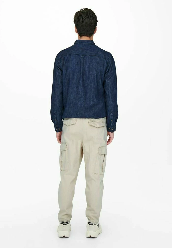 Offres 🤩 Only & Sons Pantalon Cargo - Ecru 💯 3 Offres 🤩 Only & Sons Pantalon Cargo - Ecru 💯 – Image 3