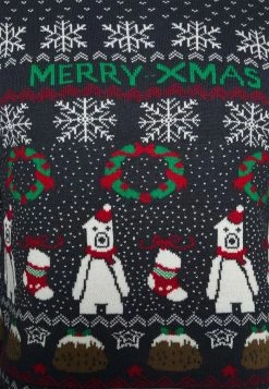 Nouveau 🔥 Only & Sons CREW JAQUARD - Pullover - Dark Navy 👍 -Boutique Only & Sons db121f1d1a424cb09dc38005150e6bf5