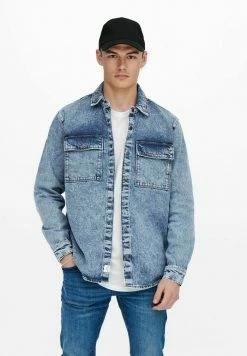 Le moins cher ⭐ Only & Sons Chemise - Blue Denim 🧨