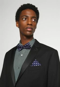 Sortie 🎁 Only & Sons ONSTREY PATTERN BOWTIE SET - Mouchoir De Poche - Dark Navy/pink ⌛