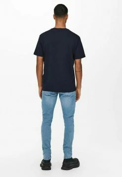 Top 10 🌟 ONLY & SONS PRINT - T-shirt Imprimé - Dark Blue 🔔 -Boutique Only & Sons dd3d5e9d86c34bbea59522dcdc373f75