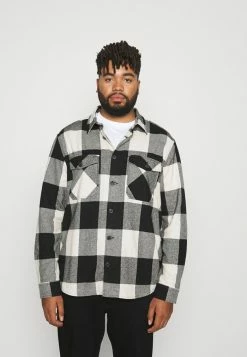 Grosses soldes 🔔 Only & Sons ONSMILO LIFE CHECK OVERSHIRT - Chemise - Black 🎁