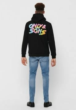 Coupon 👏 Only & Sons Sweat à Capuche - Black ✔️