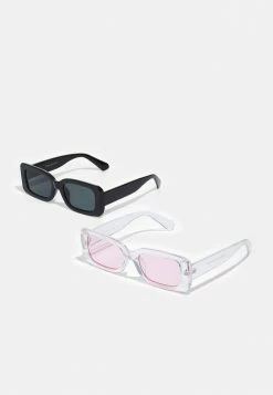 Acheter 🤩 Only & Sons ONSSUNGLASS 2 PACK UNISEX - Lunettes De Soleil - Black/black /pink/transparent ❤️
