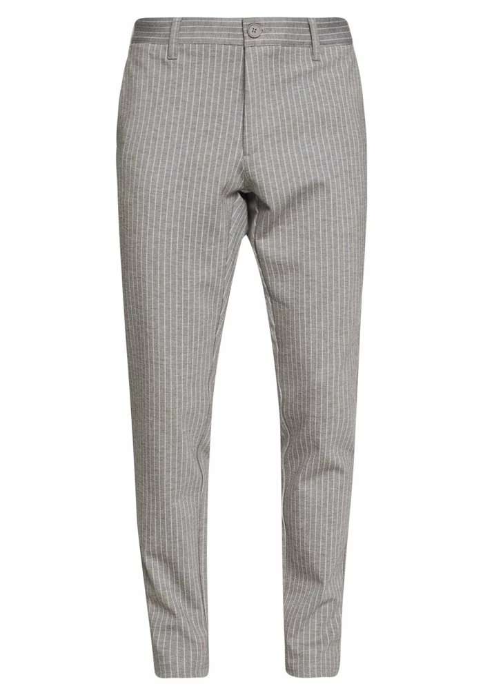 Bon marché 🧨 Only & Sons ONSMARK PANT STRIPE - Pantalon Classique - Light Grey Melange 🔔 4 Bon marché 🧨 Only & Sons ONSMARK PANT STRIPE - Pantalon Classique - Light Grey Melange 🔔 – Image 4