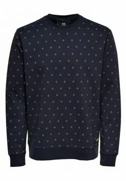 Nouveau ⌛ Only & Sons ONSKENNETH LIFE AOP SWEAT NF - Sweatshirt - Dark Navy 🔥 -Boutique Only & Sons e6137043385b4a9197d1e94a8e966976