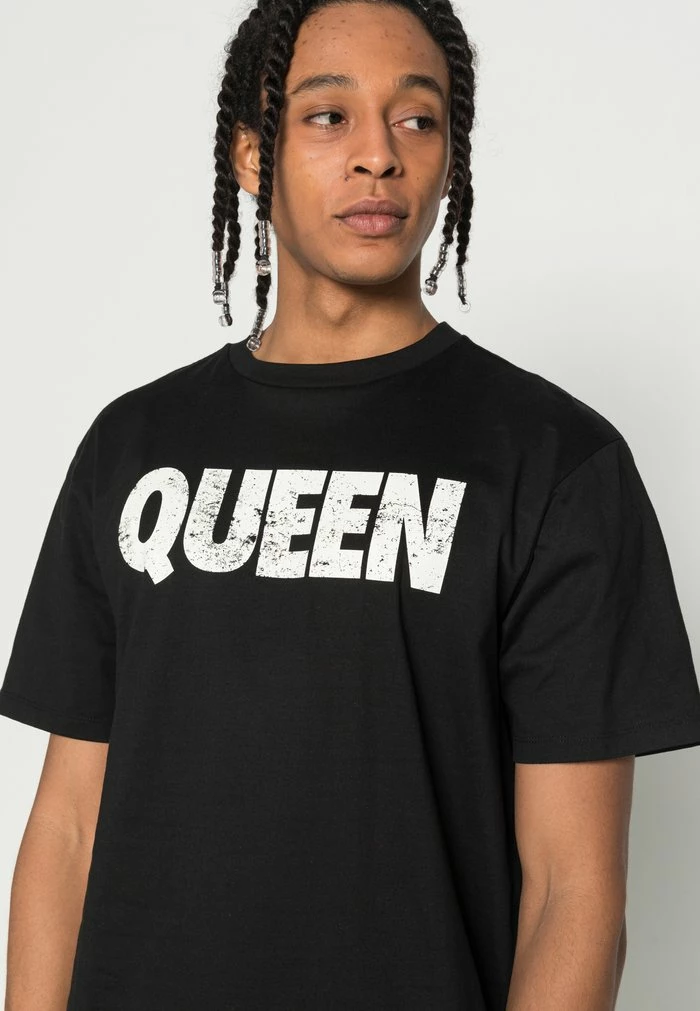 Sortie 🔔 Only & Sons ONSQUEEN TEE UNISEX - T-shirt Imprimé - Black ✨ 5 Sortie 🔔 Only & Sons ONSQUEEN TEE UNISEX - T-shirt Imprimé - Black ✨ – Image 5