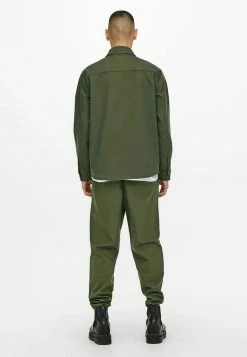 Remise 🛒 Only & Sons EINFARBIGES CARGO- - Chemise - Olive Night 👏 -Boutique Only & Sons eb2fa54a11a64765a6261ffd8b8cb40b