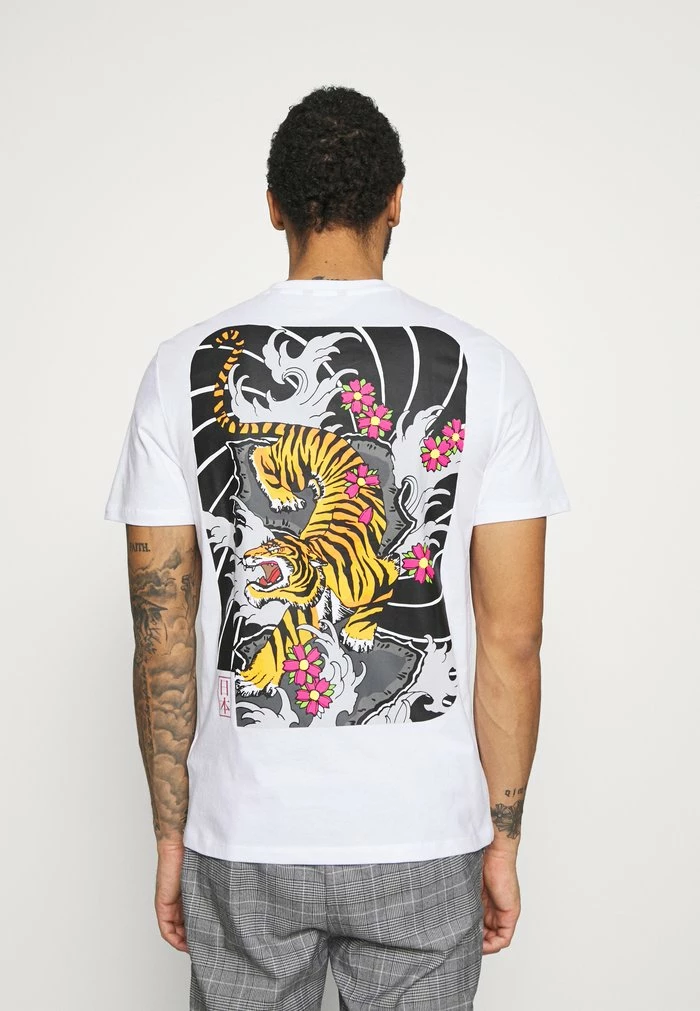 Meilleure vente 💯 Only & Sons ONSAKI LIFE TEE - T-shirt Imprimé - White ✨ 1 Meilleure vente 💯 Only & Sons ONSAKI LIFE TEE - T-shirt Imprimé - White ✨