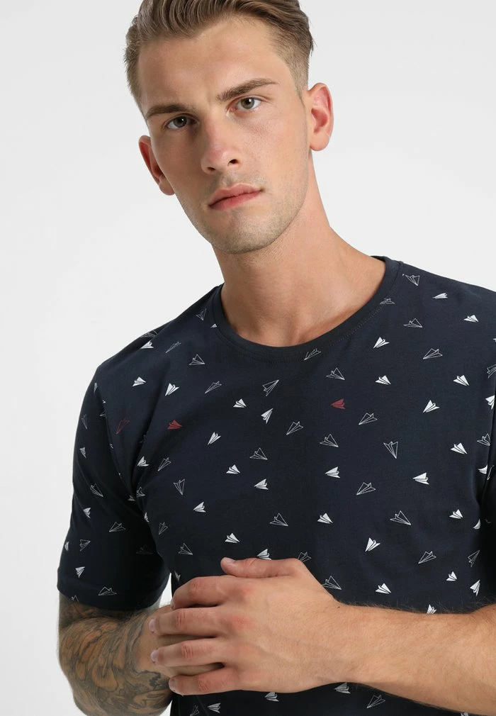 De gros đ Only & Sons ONSGENE TEE - T-shirt Imprimé - Blue Nights â 5 De gros đ Only & Sons ONSGENE TEE - T-shirt Imprimé - Blue Nights â â Image 5