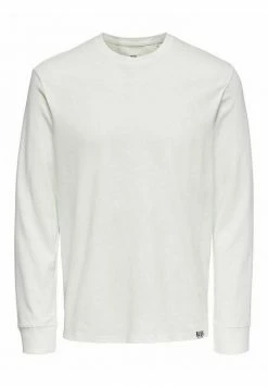 Remise ⌛ Only & Sons T-shirt à Manches Longues - Cloud Dancer 🌟