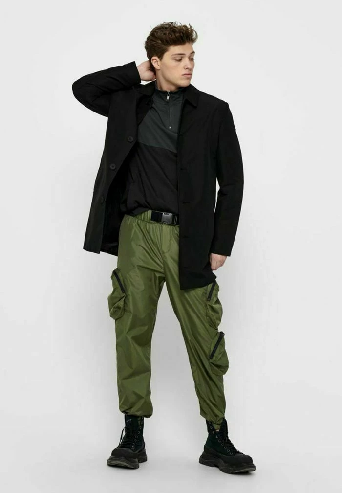 De gros đ„ Only & Sons Trench - Black â 2 De gros đ„ Only & Sons Trench - Black â â Image 2