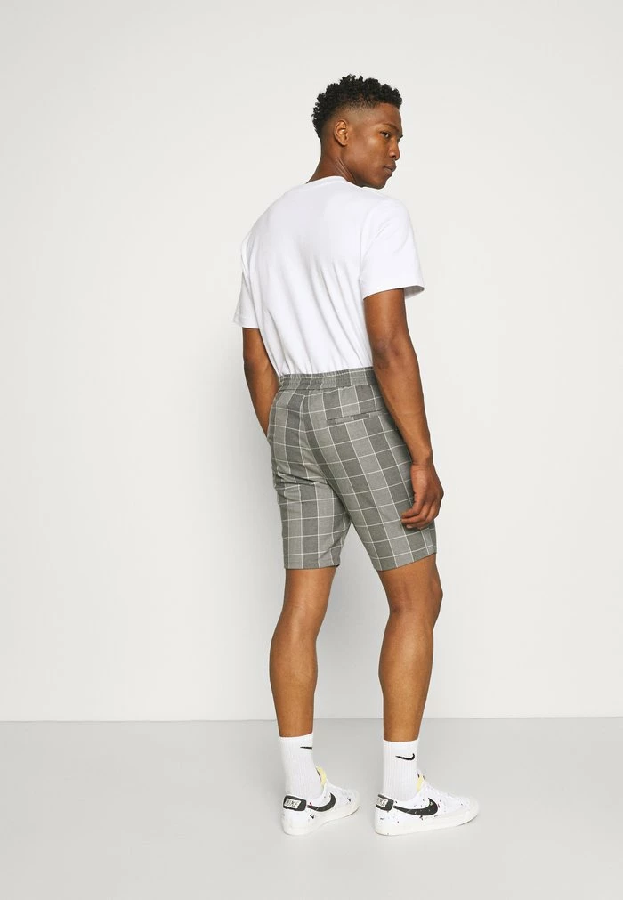 Promo 🤩 Only & Sons ONSLINUS CHECK - Short - Medium Grey Melange 🛒 3 Promo 🤩 Only & Sons ONSLINUS CHECK - Short - Medium Grey Melange 🛒 – Image 3