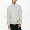 Meilleur prix 👏 Only & Sons Pullover - Light Grey Melange 🔥
