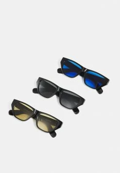 Meilleure affaire 🔔 Only & Sons ONSSUNGLASSES 3 PACK - Lunettes De Soleil - Black/blue/brown ⌛
