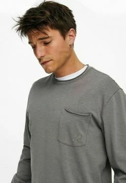 Remise ✨ Only & Sons T-shirt à Manches Longues - Medium Grey Melange 🌟 -Boutique Only & Sons f27ec0ff3e4743d19086d1ac1b4942b7