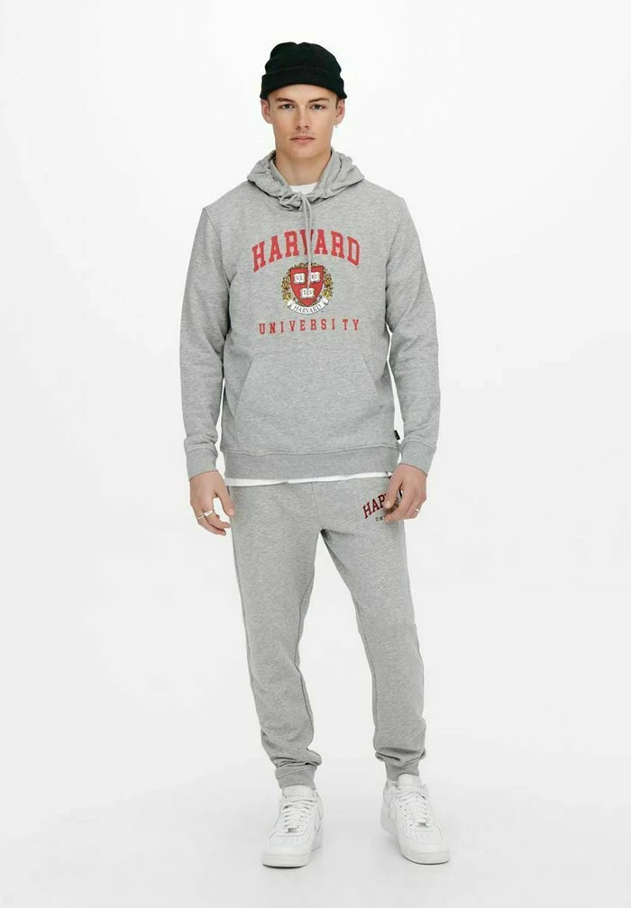 Meilleur prix 🛒 Only & Sons Sweat à Capuche - Light Grey Melange 🛒 2 Meilleur prix 🛒 Only & Sons Sweat à Capuche - Light Grey Melange 🛒 – Image 2