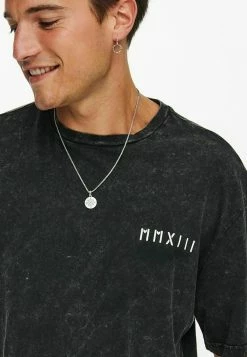 Nouveau 🌟 Only & Sons T-shirt Imprimé - Black ❤️ -Boutique Only & Sons f5e6a1b873ff452898a011d3033240c9