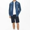 Meilleur prix 😀 Only & Sons OVERSHIRT - Chemise - Blue Denim ❤️