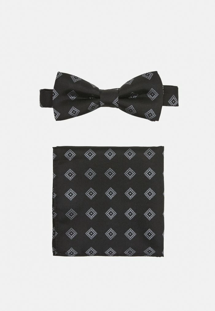 Sortie 🎁 Only & Sons ONSTROY PATTERN BOW TIE SET - Noeud Papillon - Black 🛒 1 Sortie 🎁 Only & Sons ONSTROY PATTERN BOW TIE SET - Noeud Papillon - Black 🛒