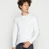 De gros ⭐ Only & Sons ONSBASIC SLIM TEE - T-shirt à Manches Longues - White 😍