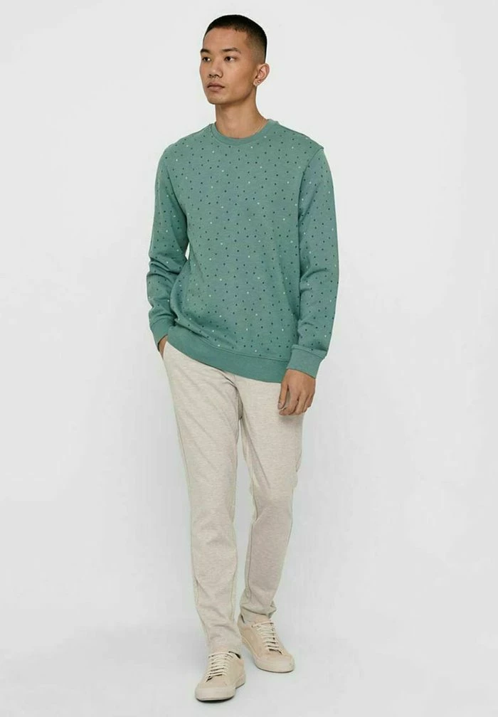 Remise 🛒 Only & Sons Sweatshirt - North Atlantic 👍 2 Remise 🛒 Only & Sons Sweatshirt - North Atlantic 👍 – Image 2