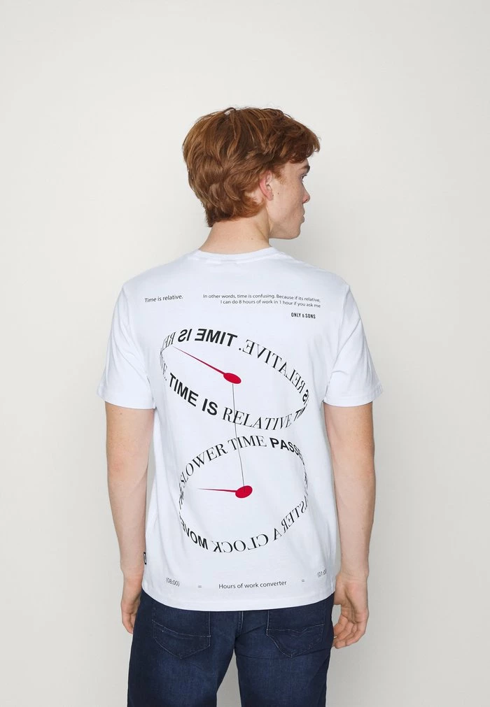 Meilleure affaire 🎁 Only & Sons ONSOTTO LIFE TEE - T-shirt Imprimé - Bright White 🔔 3 Meilleure affaire 🎁 Only & Sons ONSOTTO LIFE TEE - T-shirt Imprimé - Bright White 🔔 – Image 3