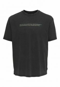 Vente flash 👍 Only & Sons T-shirt Imprimé - Black ✨ -Boutique Only & Sons fd1700489c6f4643af18bddfe4630a59