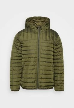 Promo 🔔 Only & Sons ONSPAUL QUILTED HOOD JACKET - Veste Mi-saison - Olive Night ✨