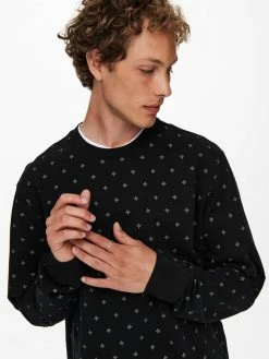 Coupon ⭐ Only & Sons ONSKENNETH LIFE AOP SWEAT NF - Sweatshirt - Black 👍 10 Coupon ⭐ Only & Sons ONSKENNETH LIFE AOP SWEAT NF - Sweatshirt - Black 👍 -Boutique Only & Sons fea33d45f6c3408181f9df1e88633181